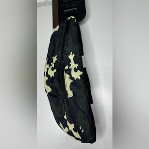 Apana Black and Green Camo studio to street Belt Bag